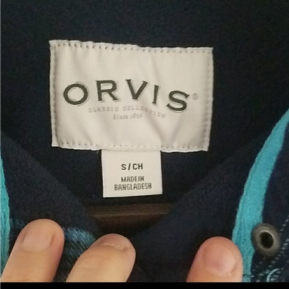 Orvis Fleece lined Flannel Jacket - Picture 12 of 12